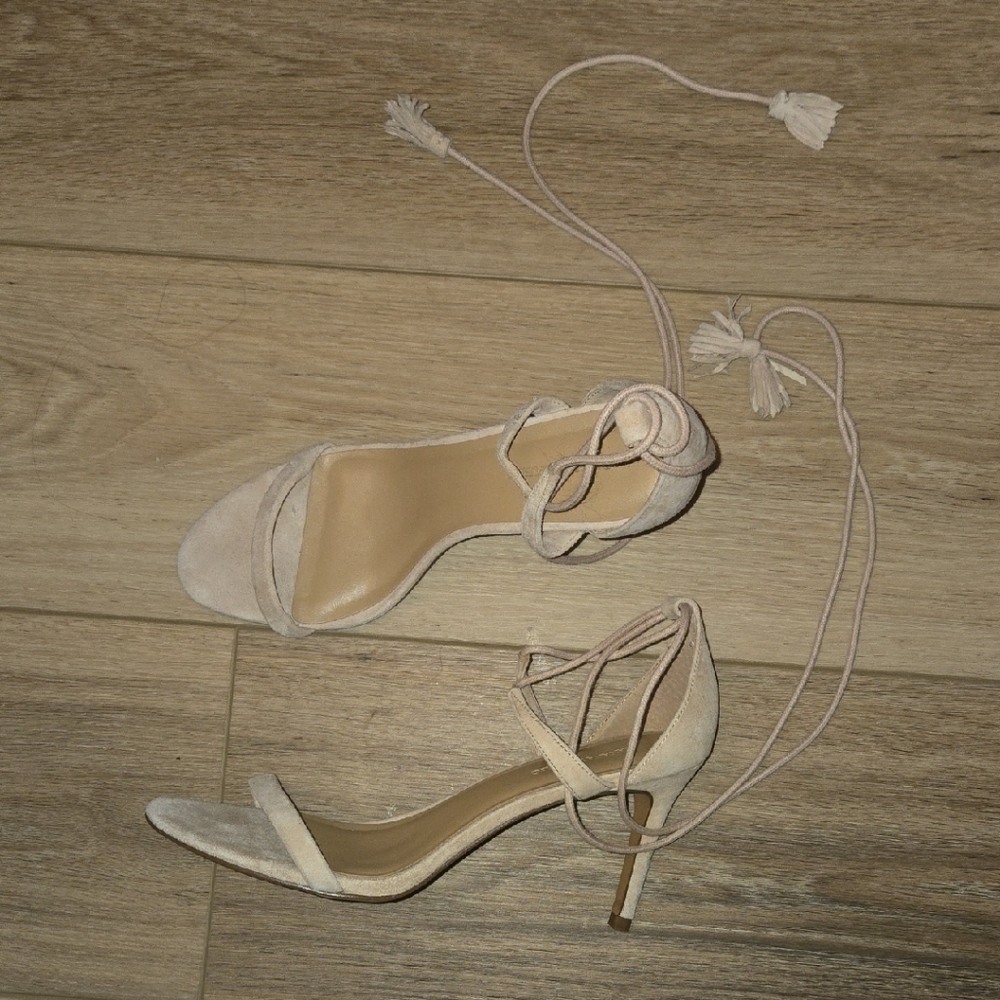 Banana Republic Beige Strappy Heels